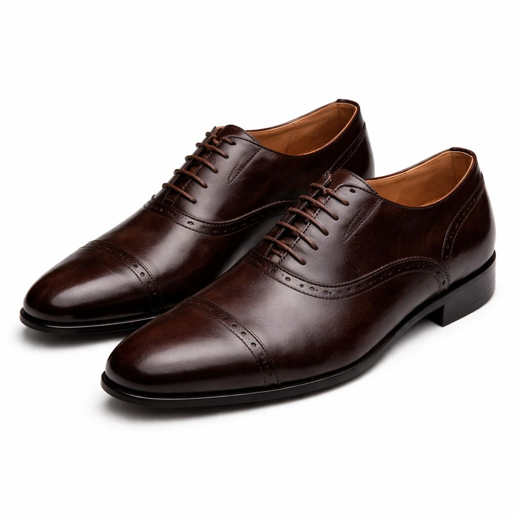Mens Black Lace Up Formal Leather Shoes